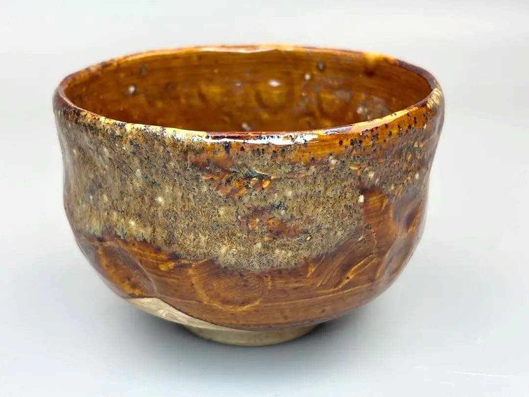 茶道具一式 茶箱付き 11点セット　加藤麥代　茶碗香合織部茶碗水注　在銘