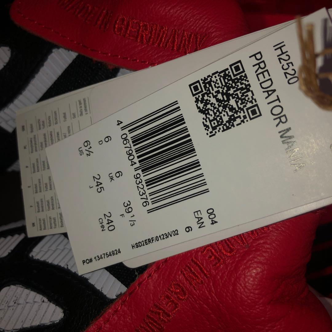 交渉OK 新品 PREDATOR MANIA FG 24.5cm GERMANY