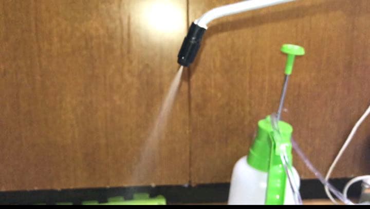 エアコン洗浄 オリジナルハンドルノズル S型ホースワンタッチ脱着