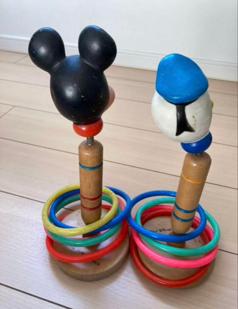 輪投げ ミッキーマウス ドナルドダック 昭和 レトロ ヴィンテージ 玩具