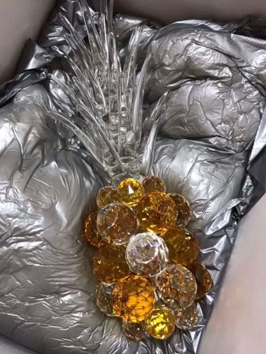 【販売価格55,000円】エルベクリスタル パイナップル　ヌリアグラウ社