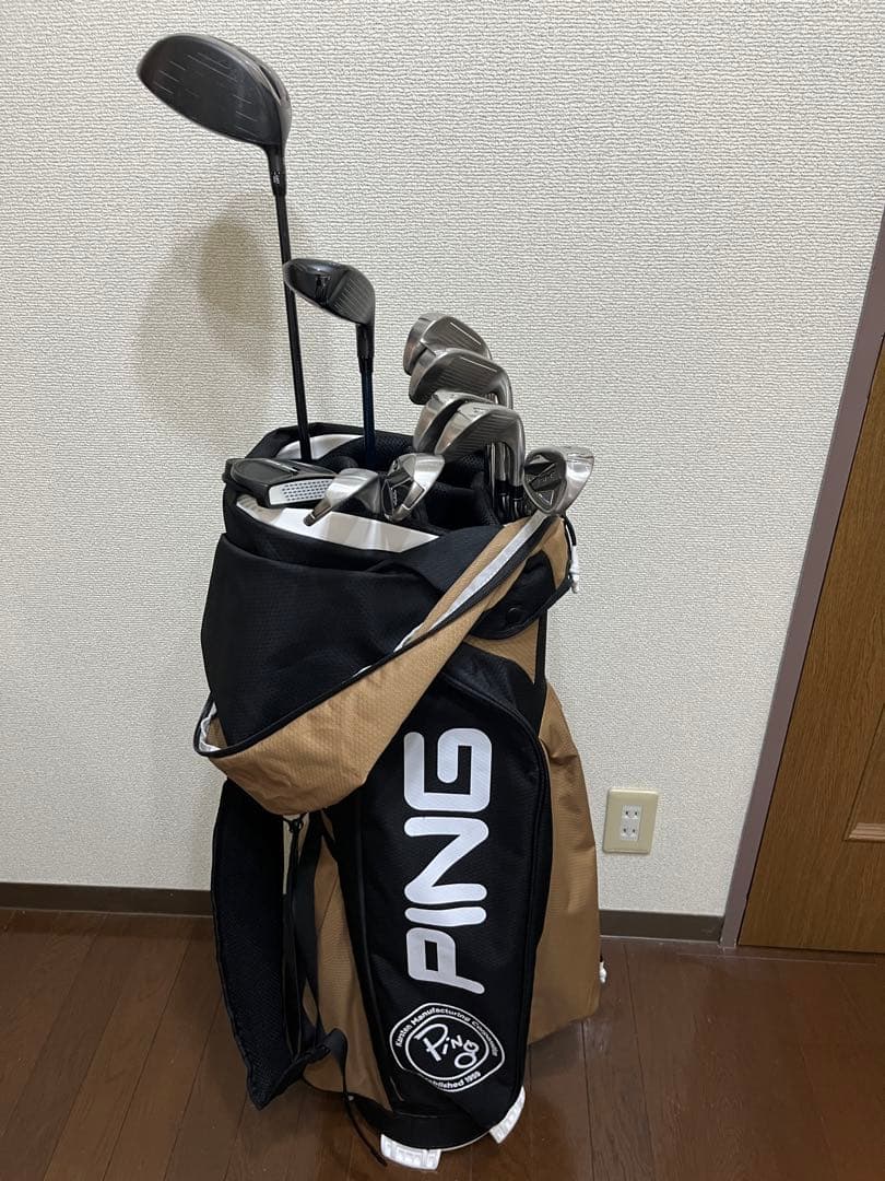 【5回使用】 レフティー 左利き用 ゴルフクラブセット 5本 ボール20球付き