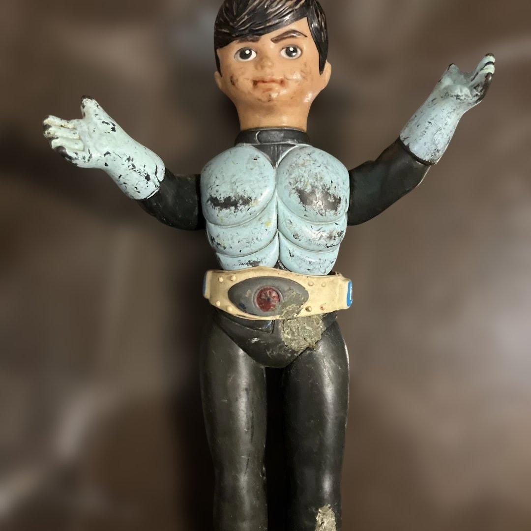 仮面ライダー ★フィギュア30cm★汚れ有・手足可動、メット＆ベルト付き