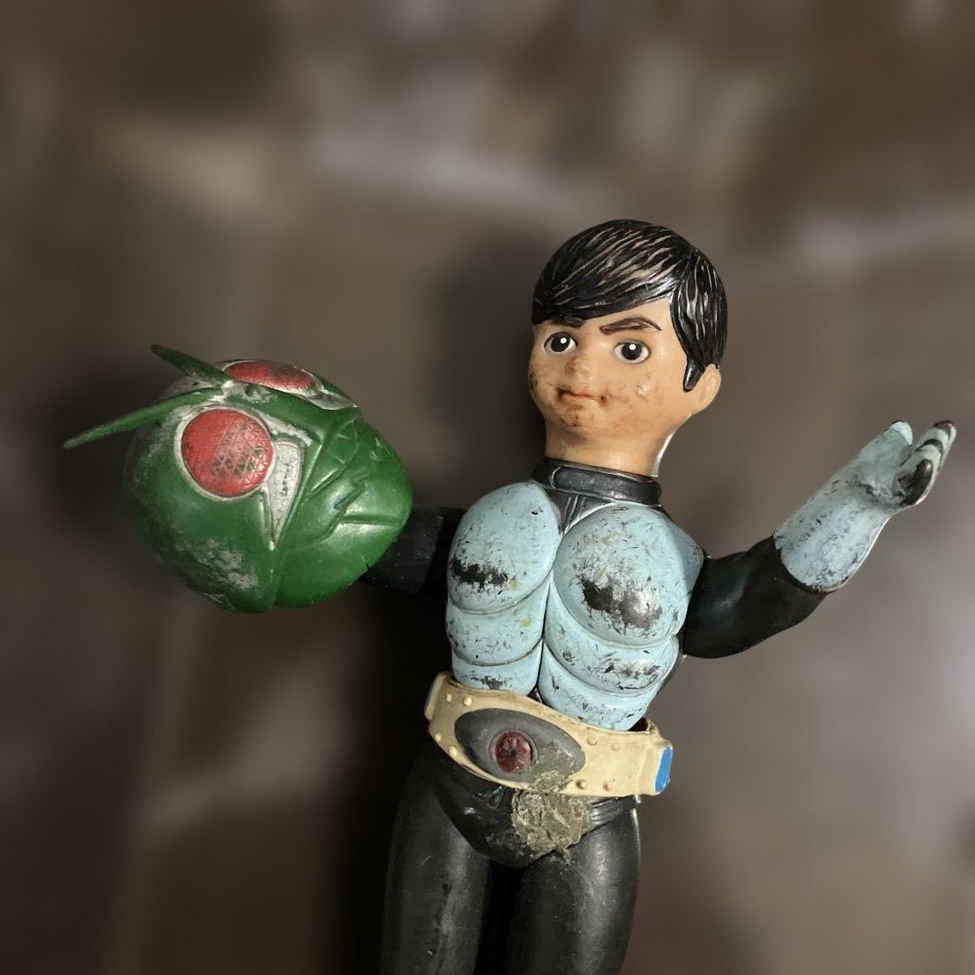 仮面ライダー ★フィギュア30cm★汚れ有・手足可動、メット＆ベルト付き