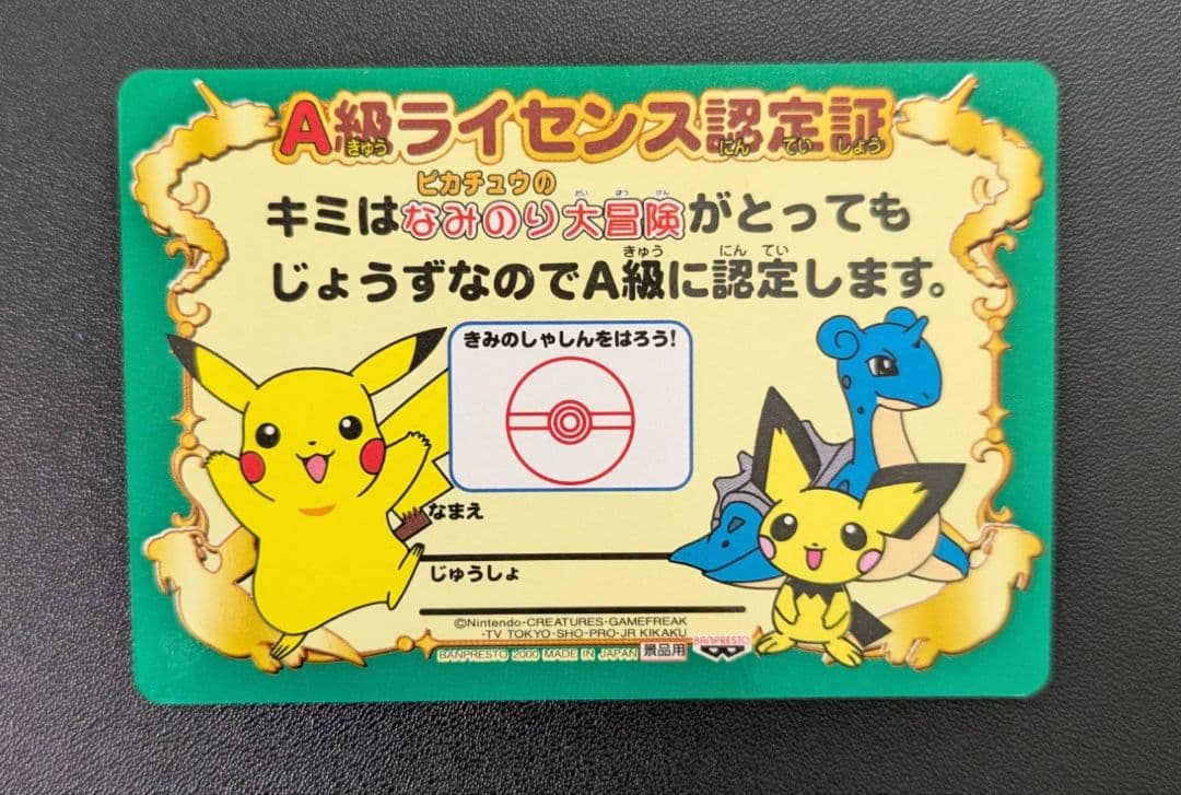 なみのり大冒険ライセンス