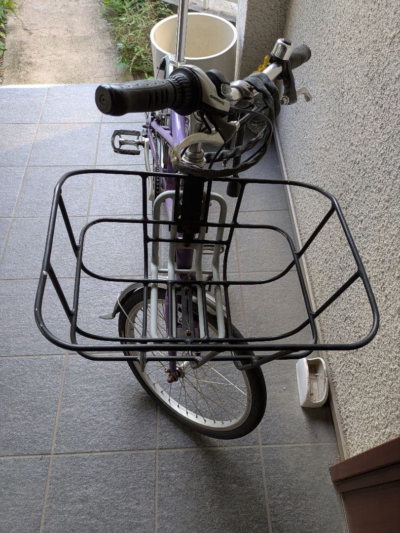 【引取向】ルイガノ LOUIS GARNEAU　ミニベロ　パープル