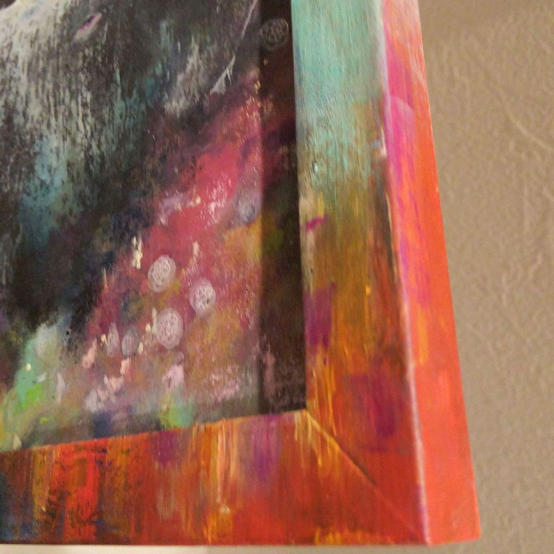 原画 絵画 抽象画 現代アート 美術 インテリア ウミウシ 置物 ホラー アート