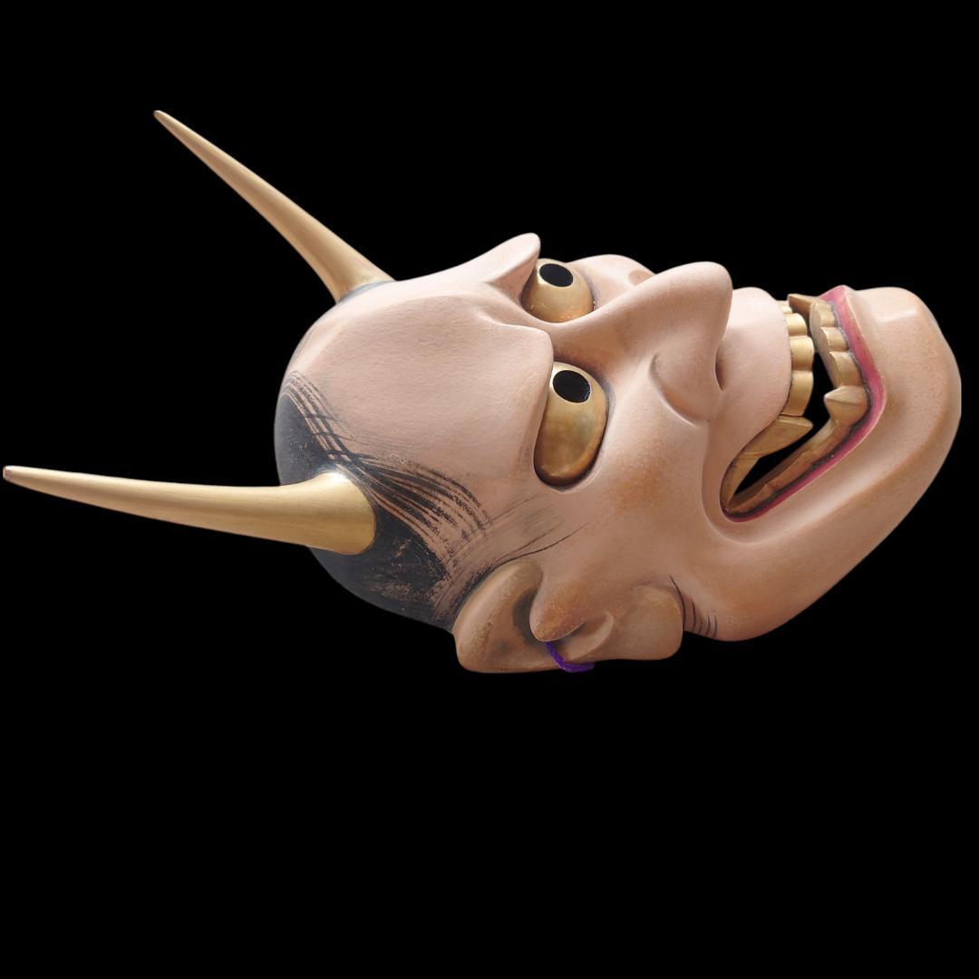 菅原法房 能面 般若 木製