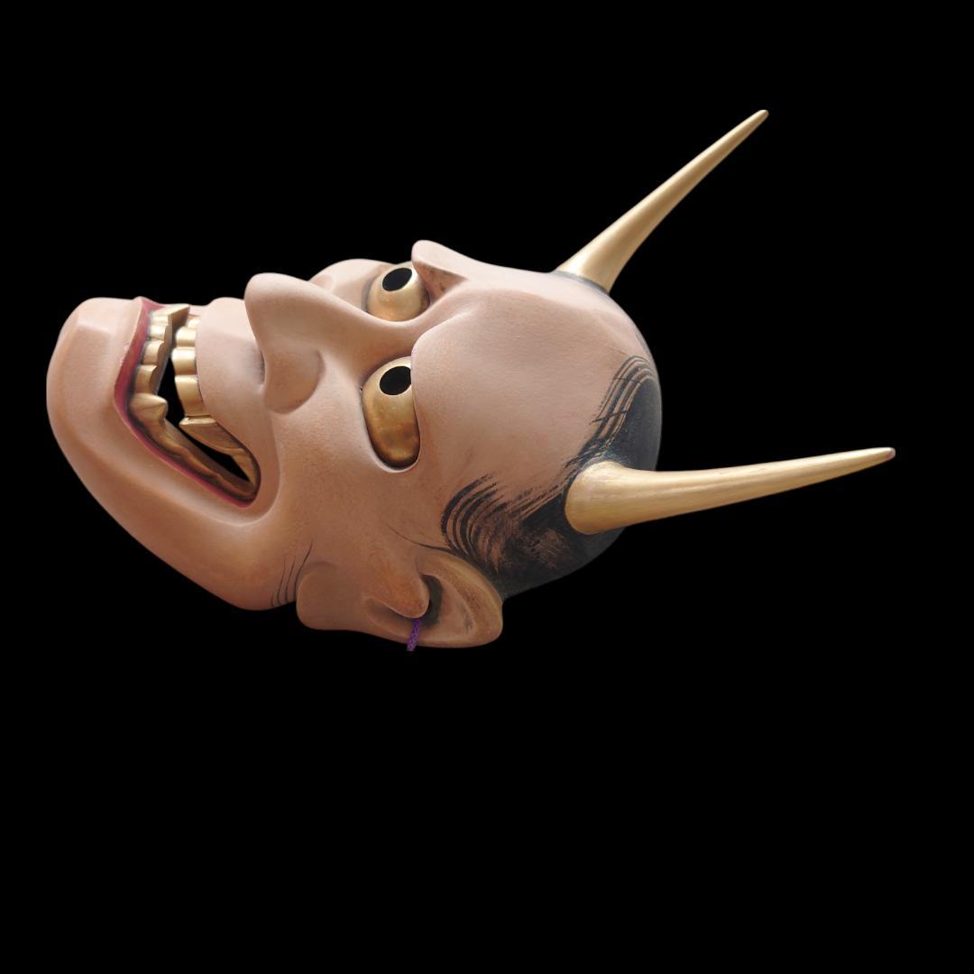 菅原法房 能面 般若 木製