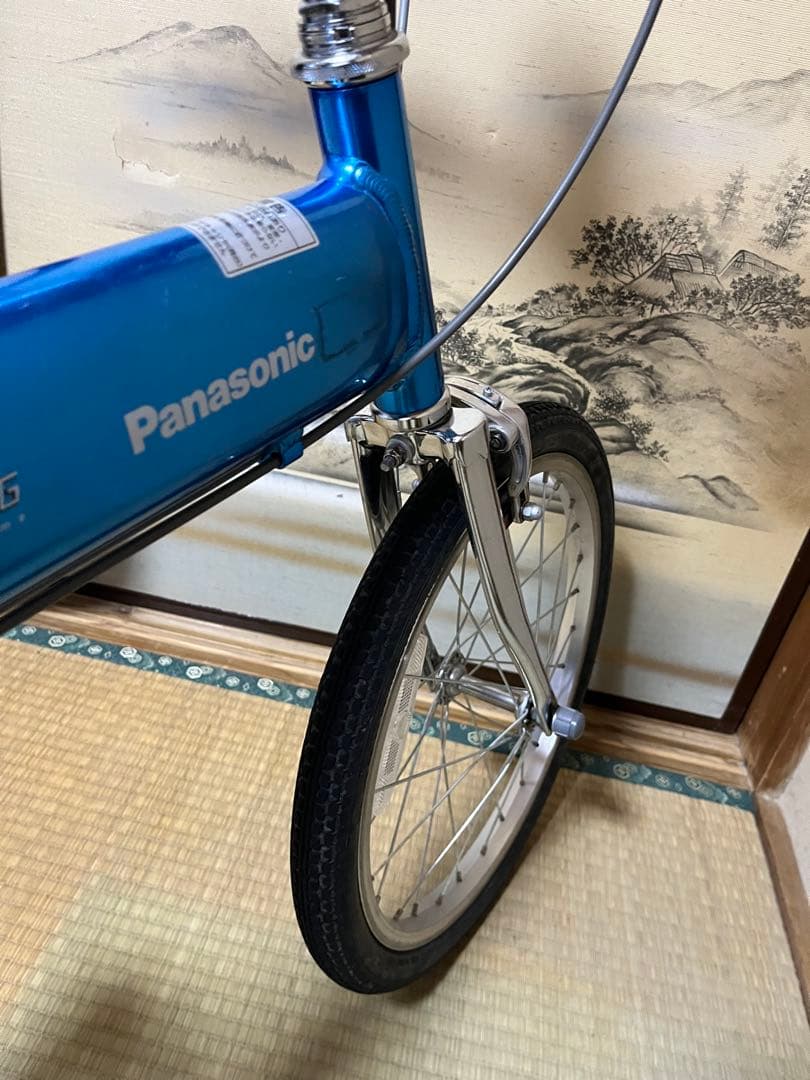 Panasonic LIGHT WING折りたたみ自転車 青