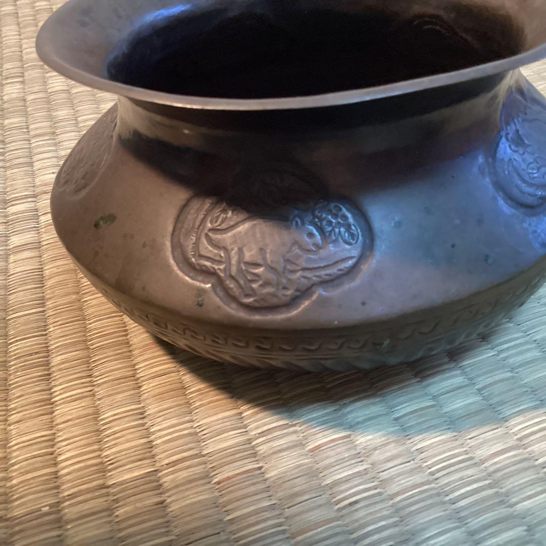 古銅建水( 雫 ）　十王口