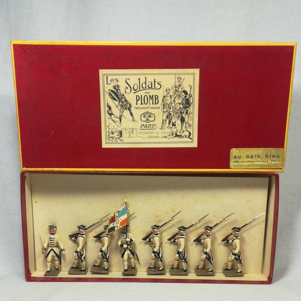 GBG Mignot　ミニュ社　鉛人形　フランス　兵士　トゥレーヌ連隊　置物