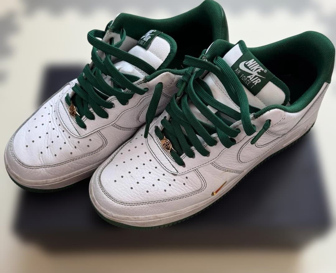 Nike Air Force 1 07ホワイト/グリーン スニーカー 27.5