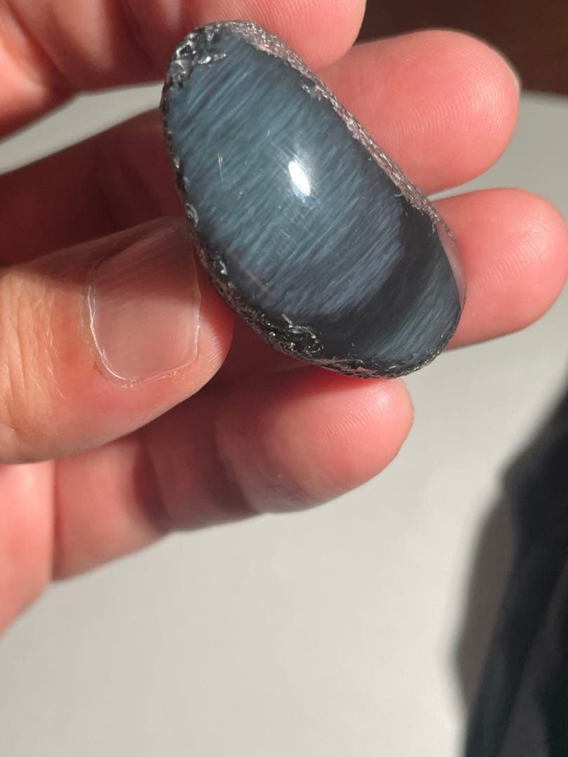 研磨品　十勝石玲瓏セット　①イエローグリーンベース　②淡水色