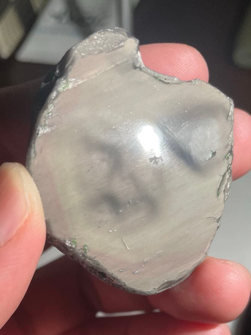 研磨品　十勝石玲瓏セット　①イエローグリーンベース　②淡水色