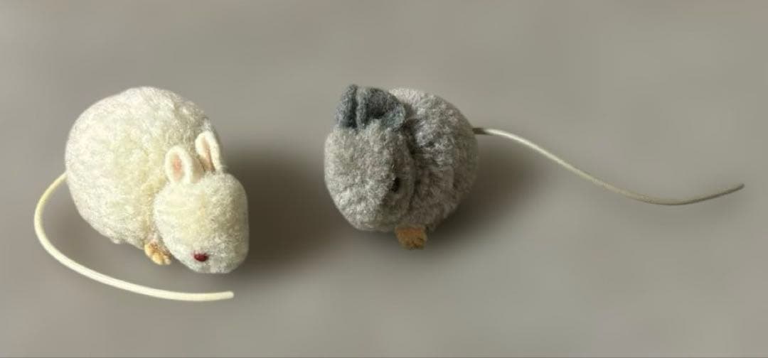 シュタイフ ポンポン ネズミ ヌイグルミ ミニチュア