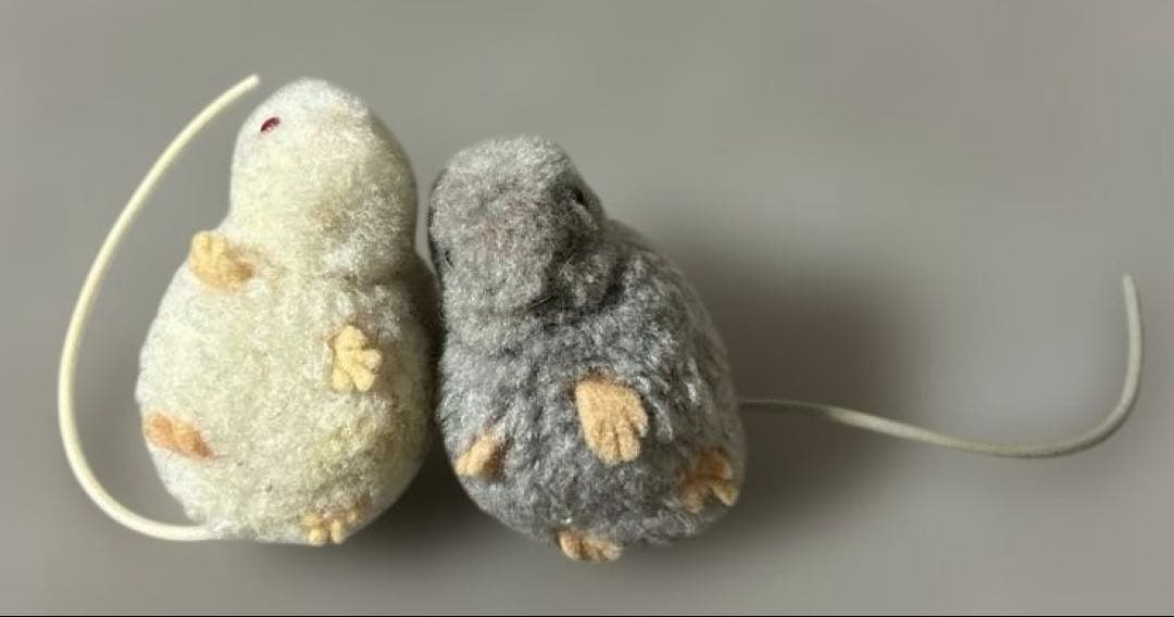 シュタイフ ポンポン ネズミ ヌイグルミ ミニチュア