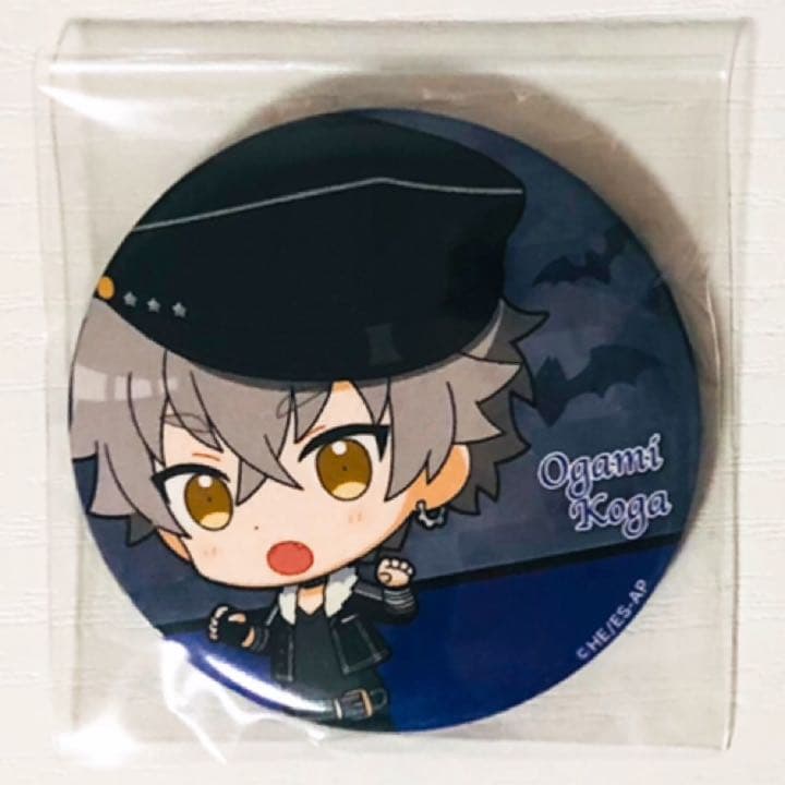 新品★あんスタ★UNDEAD【大神晃牙＆乙狩アドニス】カラオケの鉄人★缶バッジ