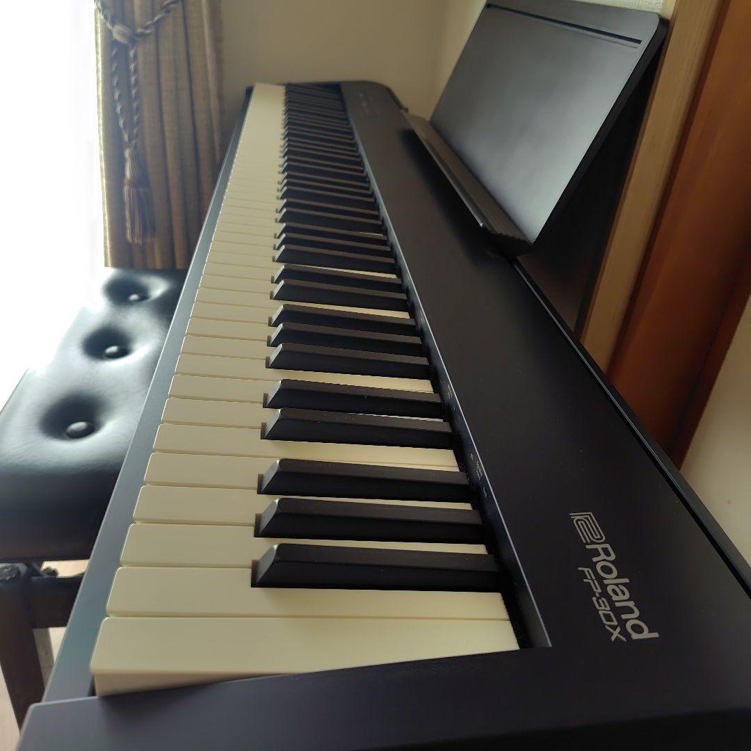 Roland FP-30X ブラック 88鍵 電子ピアノスタンド等セット2024