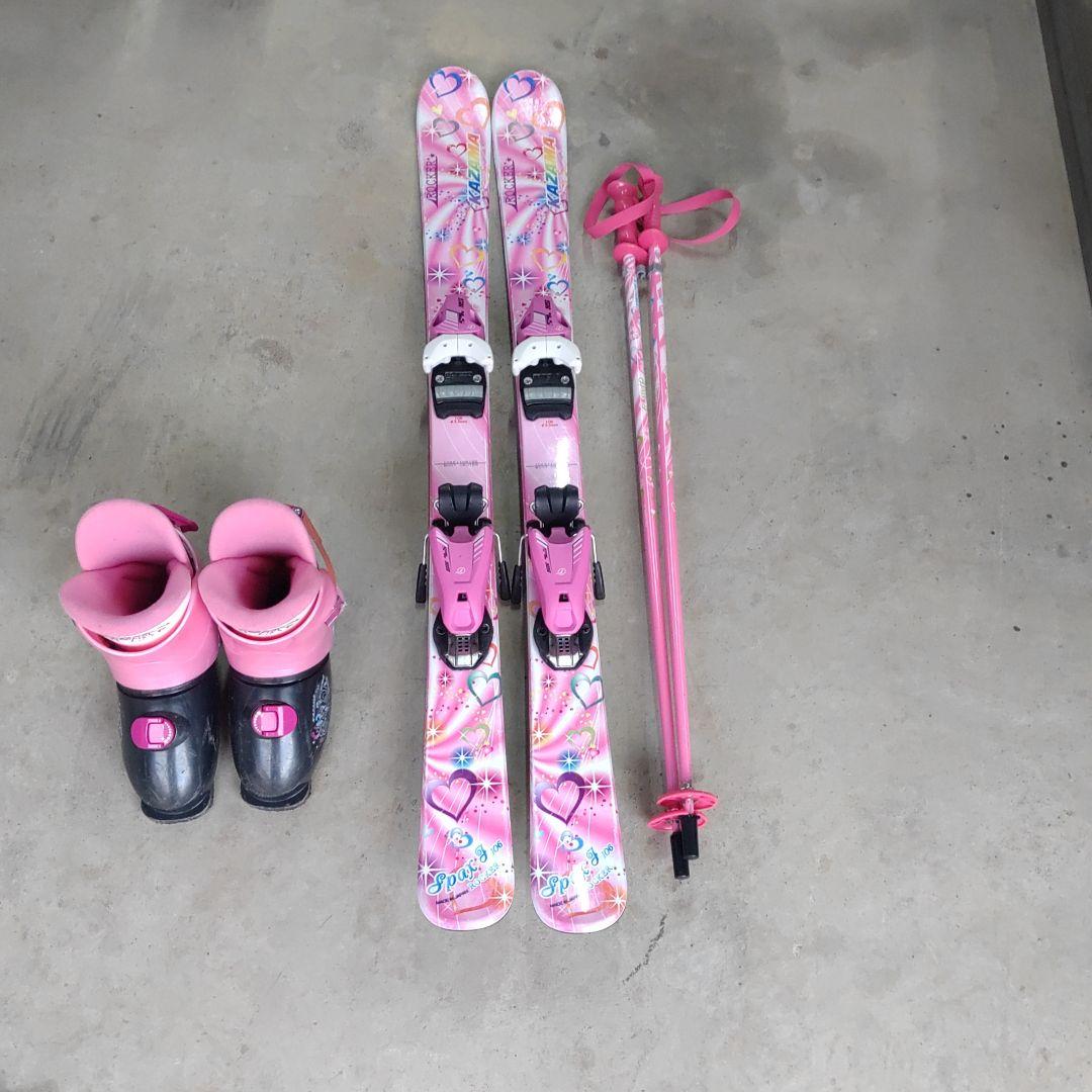 KAZAMA スキー ブーツ ストック セット