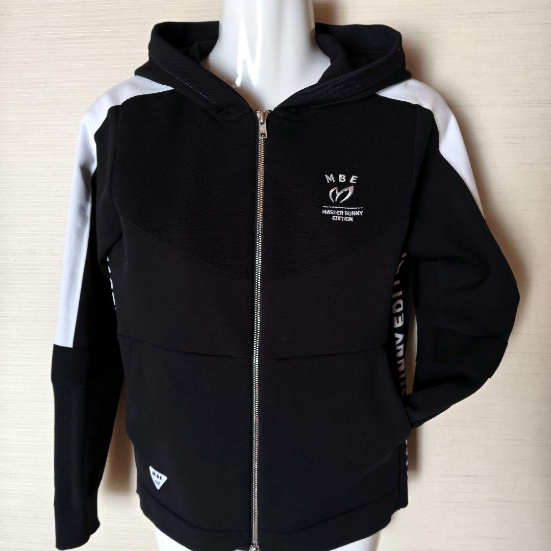 マスターバニー エディション Wジップ フーディ ジャケット パーカー 黒 S