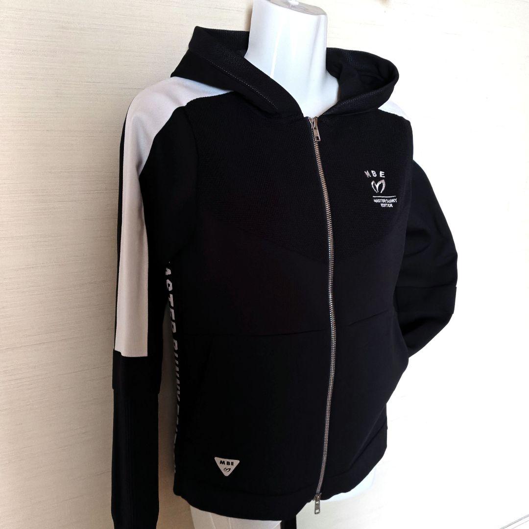 マスターバニー エディション Wジップ フーディ ジャケット パーカー 黒 S