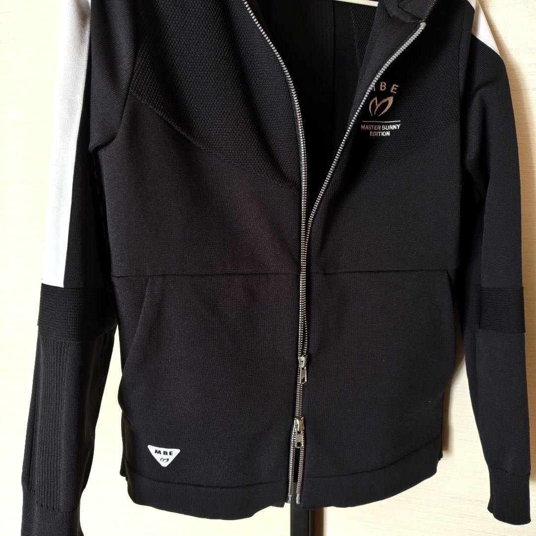 マスターバニー エディション Wジップ フーディ ジャケット パーカー 黒 S