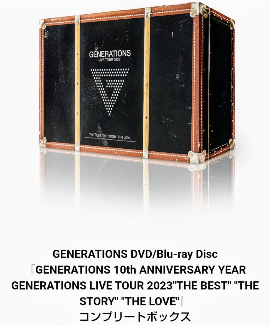 GENERATIONS 10周年 ライブツアーコンプリートBOX & グッズ