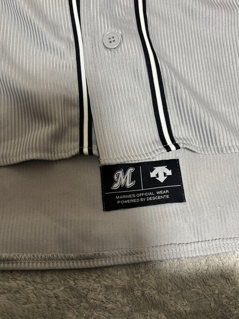 千葉ロッテマリーンズ ユニフォーム 無地 ネオクラシック 復刻 L ビジター