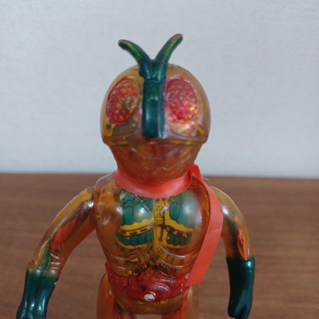 当時物　ポピー製スケルトン「仮面ライダー 」希少ソフビフィギュア　2点セット