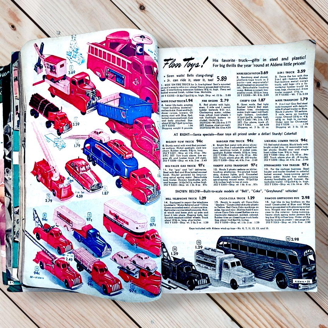 1950年アメリカ（Aldens, Inc.オールデンズ社 ）クリスマスブック