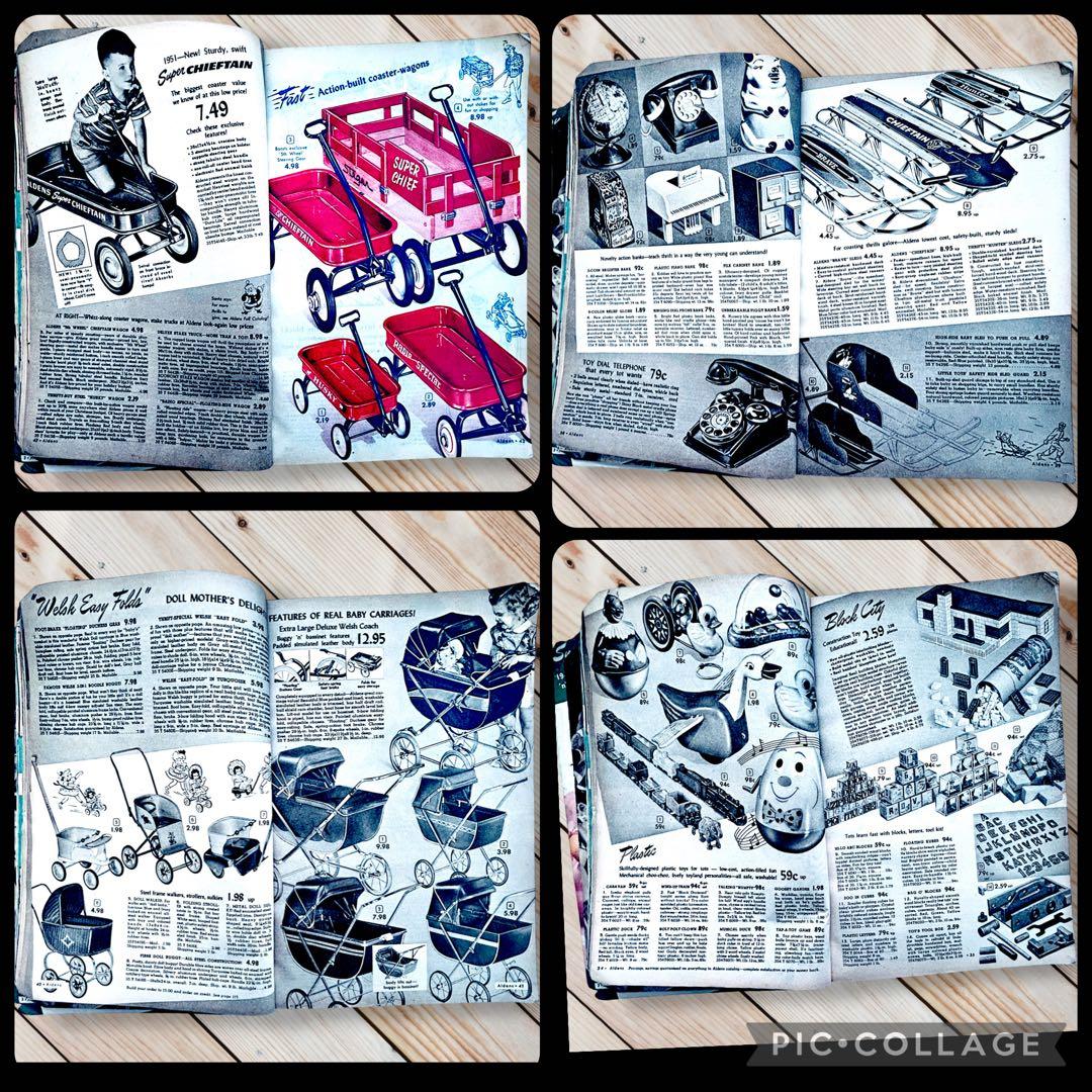 1950年アメリカ（Aldens, Inc.オールデンズ社 ）クリスマスブック