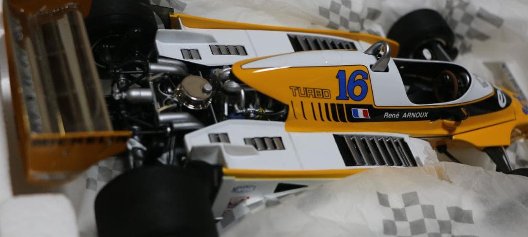 超貴重　ポールズ・モデル１／１８ ルノーRE20ターボ　１９８０ Ｒ・アルヌー