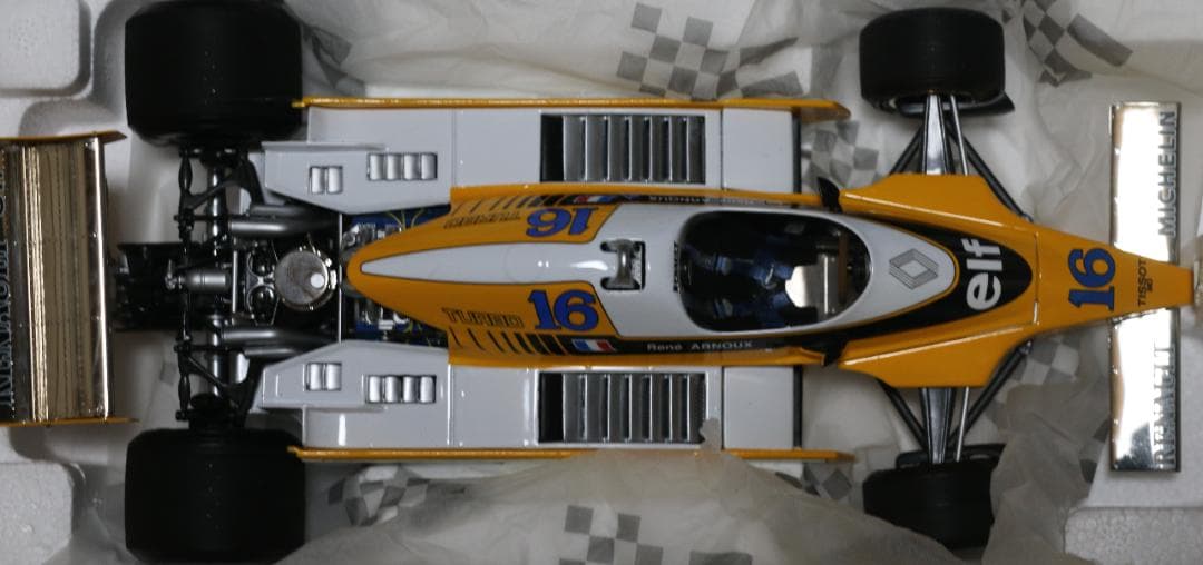 超貴重　ポールズ・モデル１／１８ ルノーRE20ターボ　１９８０ Ｒ・アルヌー