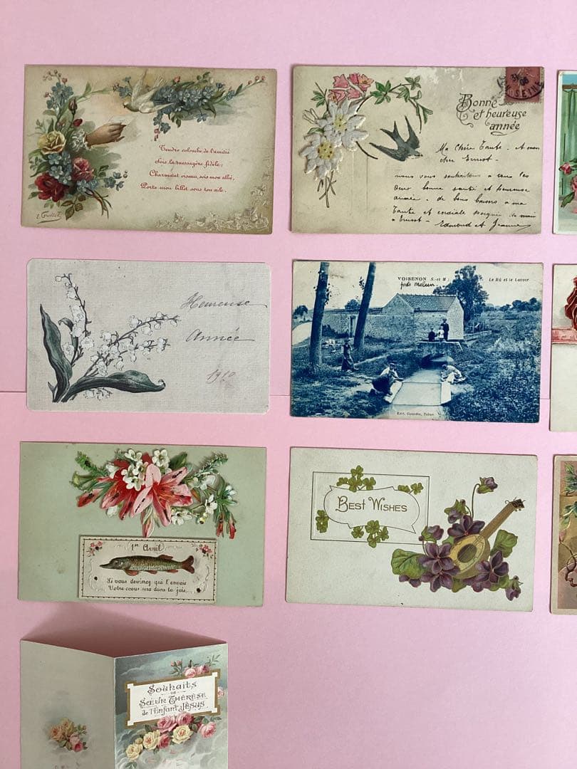 アンティークポストカード 22枚 フランス