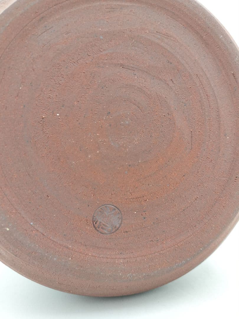 c810 【未使用】水指 乾山写 耳付 夕顔 中村秋峰 木箱 茶道具 古物