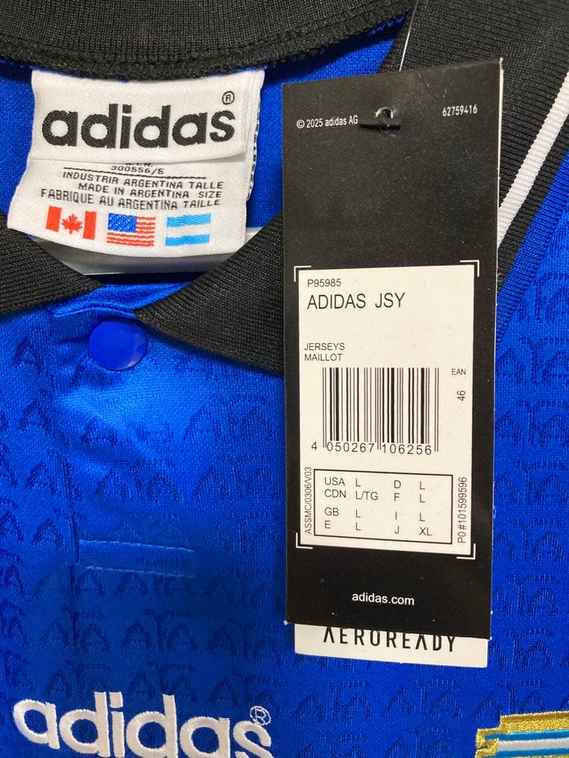 1994 アルゼンチン代表 バティストゥータ ユニフォーム（H）