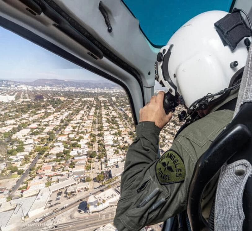 LAPD AS350 ヘリコプターパイロットバッジ