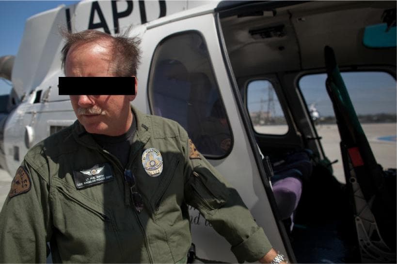 LAPD AS350 ヘリコプターパイロットバッジ