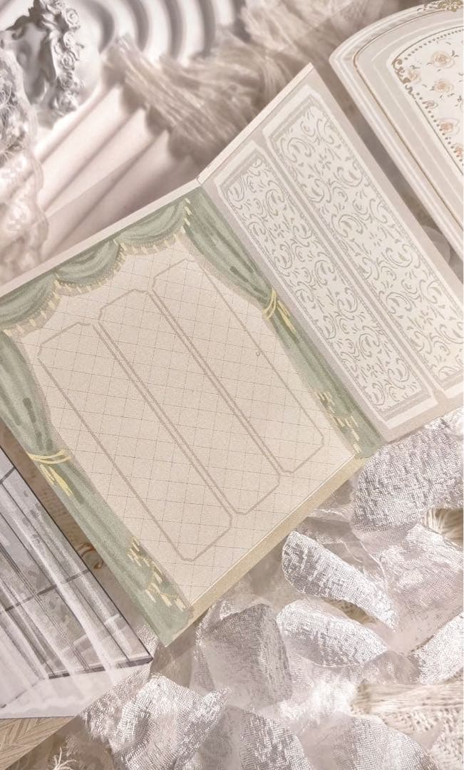 【9062】海外　マステ　2/4/巻PET重油マスキングテープ　室内　壁　背景系