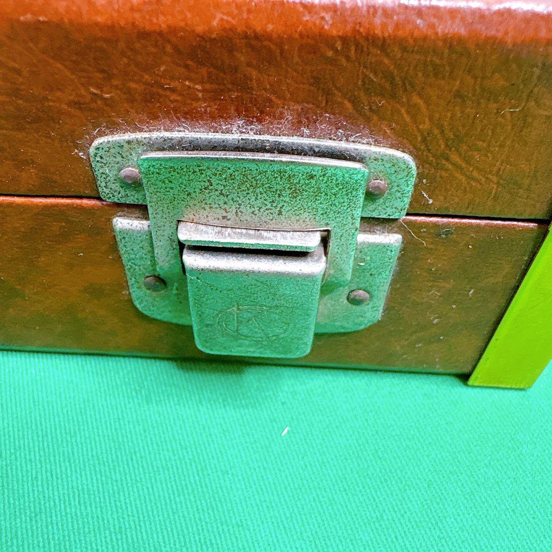 ミズノ　丸一　麻雀牌　背緑　三本羽　一索　飛龍 金彩