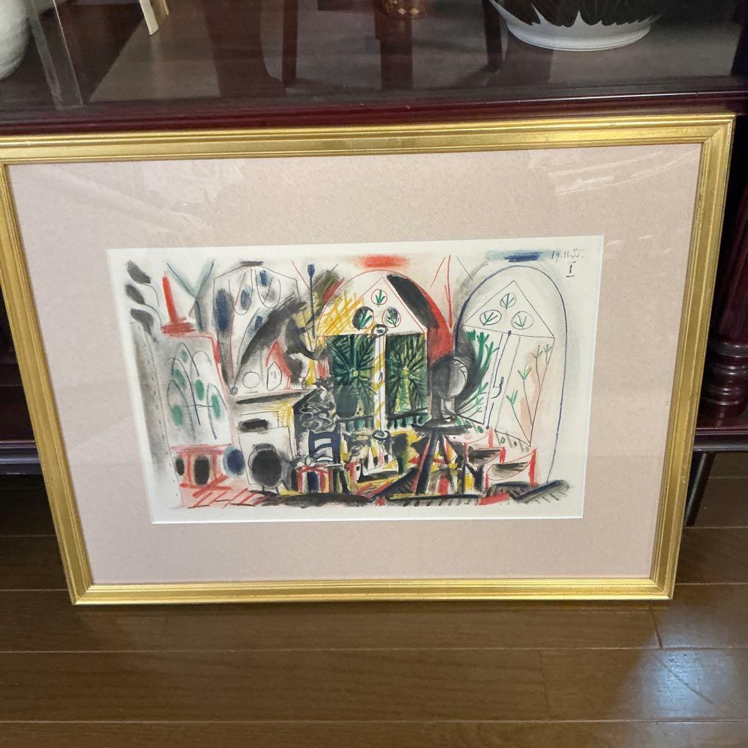 パブロピカソ　リトグラフ　スケッチブックより