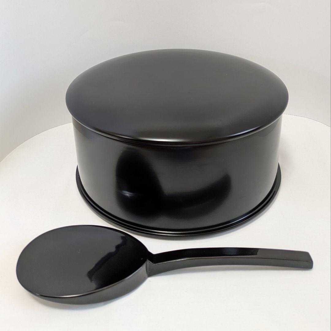 飯器と杓子　真塗　茶事　茶道具 懐石料理