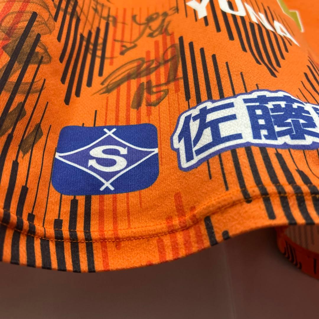 希少　ヴィアティン三重 JFLユニフォーム 選手サイン入り　サイズS