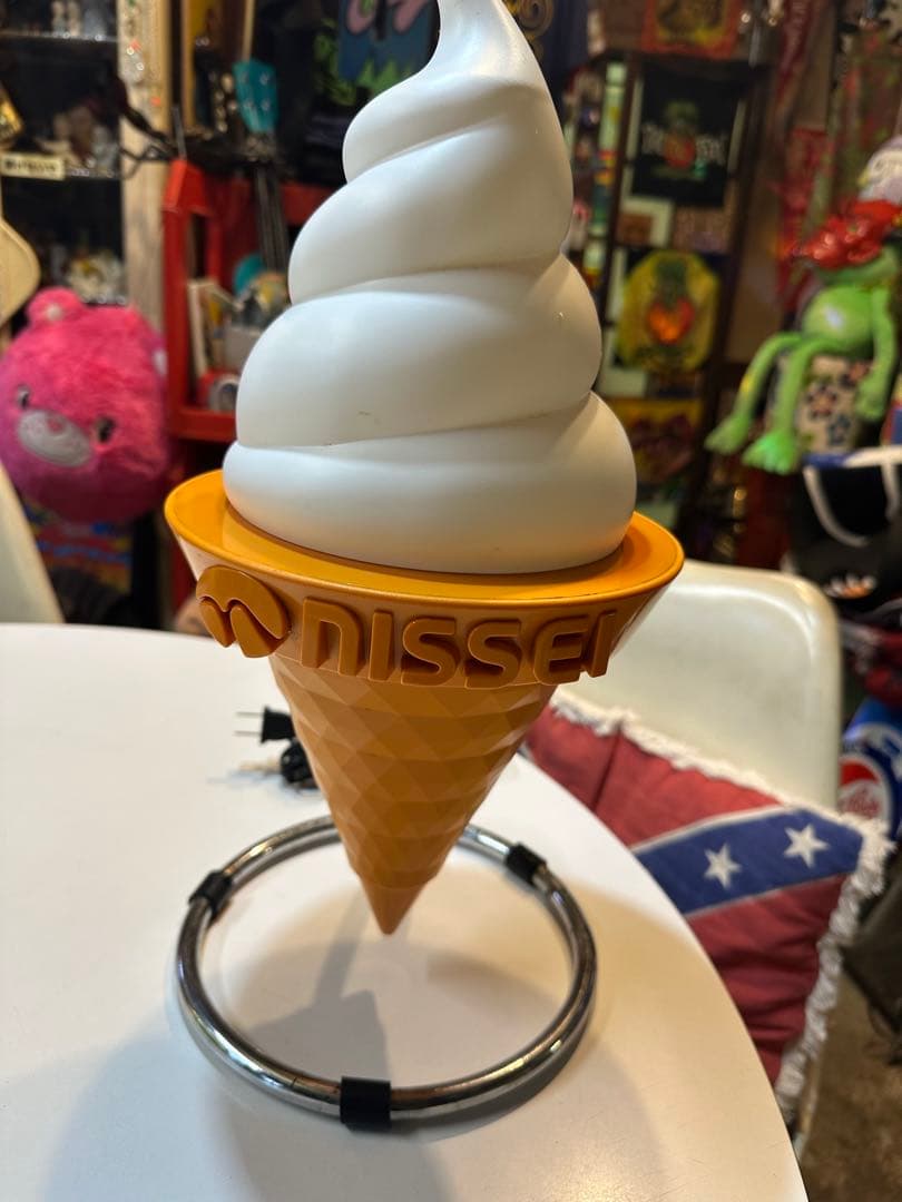 NISSEI/ソフトクリームディスプレイライト/店頭用非売品/アイスクリーム