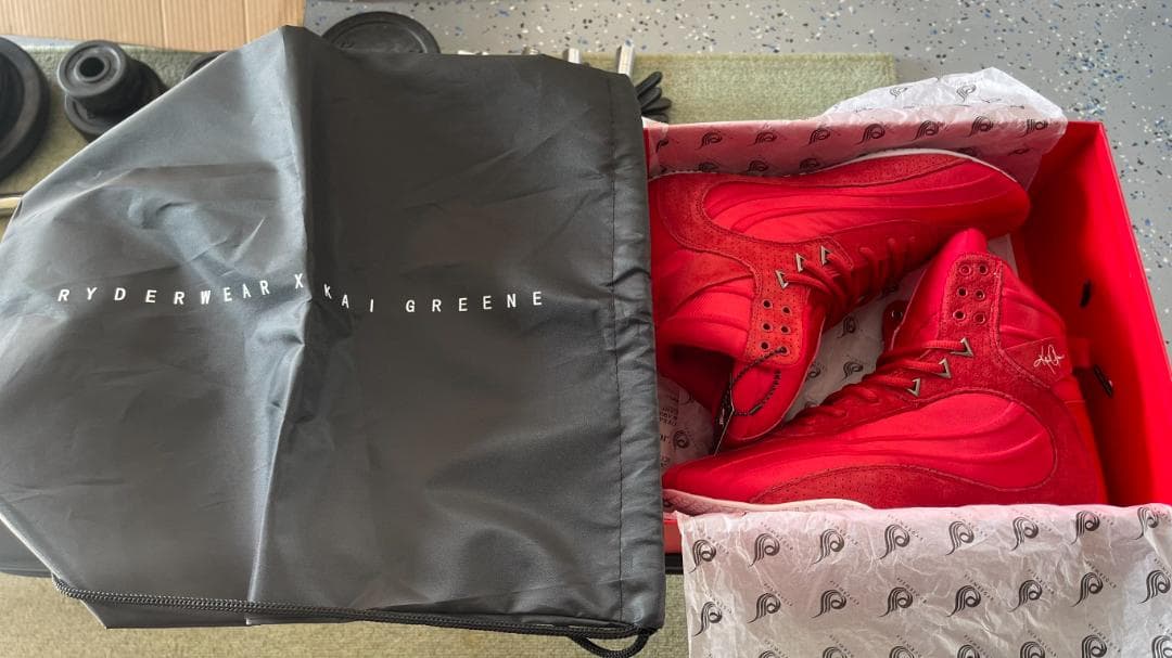 ウエイトトレーニング RYDERWEAR KAI GREENE SIGNATURE D-MAK RED