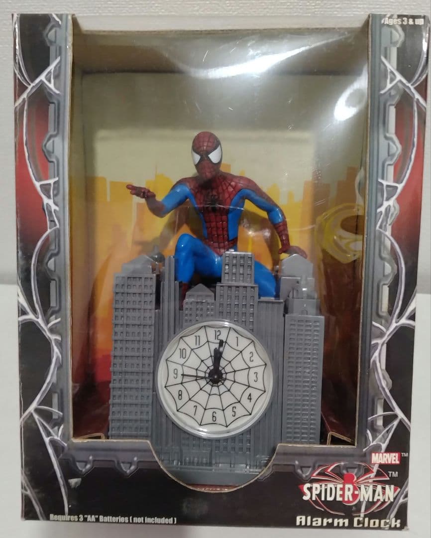 匿名配送可能　スパイダーマン　目覚まし時計　新品　未使用