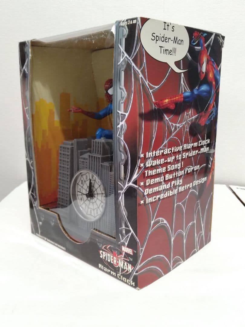 匿名配送可能　スパイダーマン　目覚まし時計　新品　未使用