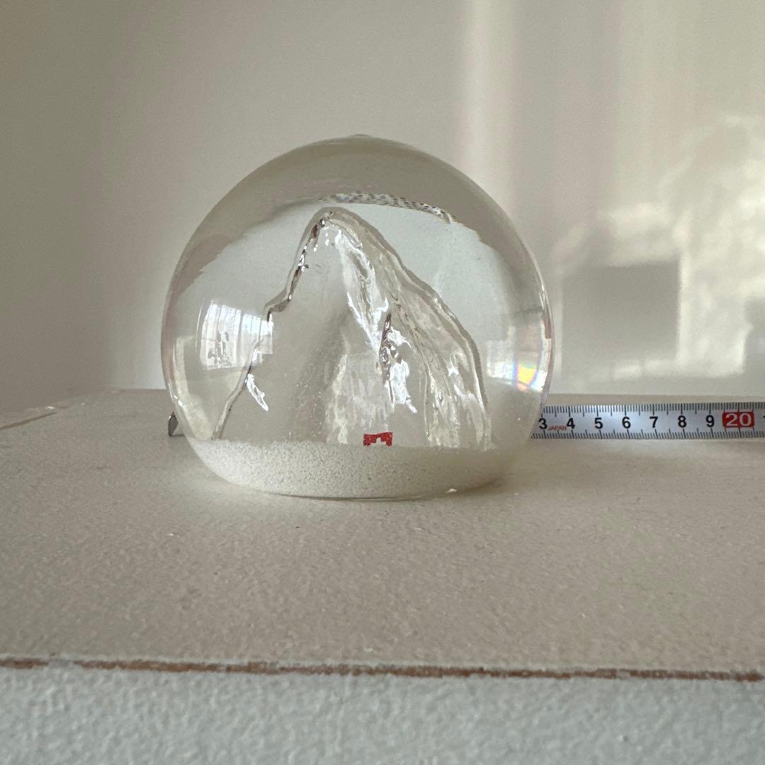 スイス　GLAS&LICHT スノードーム　グラスウントリヒト　マッターホルン