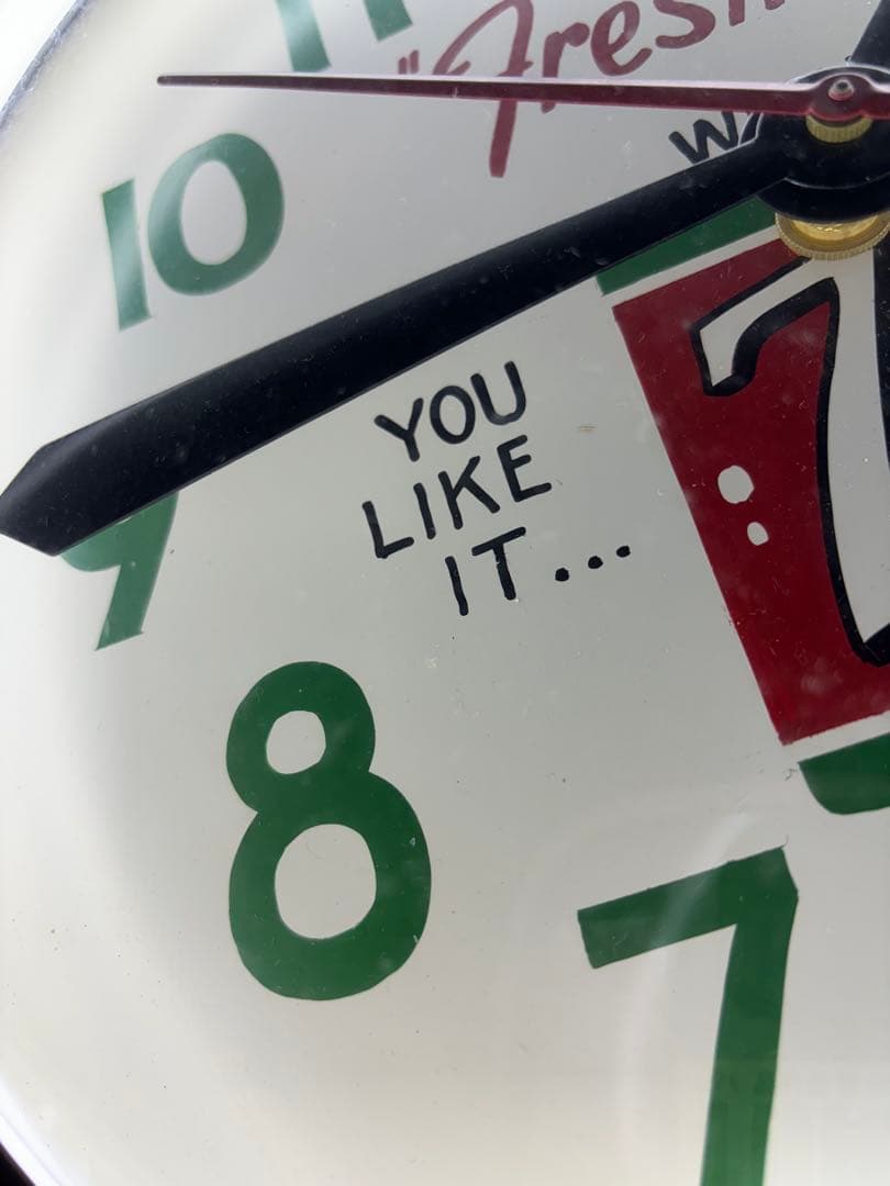 専用⭐︎激レア⭐︎【7up セブンアップ】ヴィンテージライトアップ時計　動作確認済